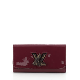 Louis Vuitton Twist Wallet Vernis with Monogram Canvas 