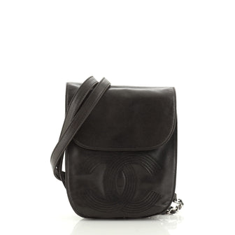 Chanel Vintage CC Flap Backpack Leather Small