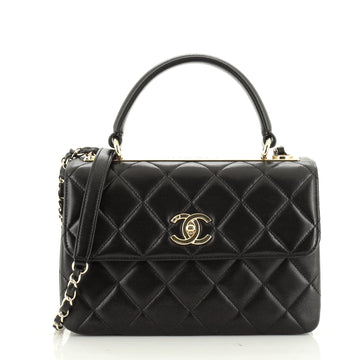Chanel Trendy CC Top Handle Bag Quilted Lambskin Small