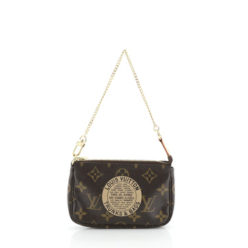 Louis Vuitton Pochette Accessoires Limited Edition Monogram Canvas Mini
