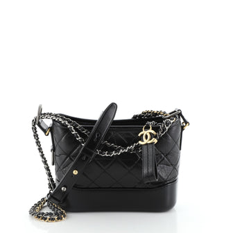 Chanel Gabrielle Hobo Quilted Aged Calfskin Small