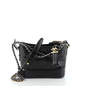 Chanel Gabrielle Hobo Quilted Aged Calfskin Small