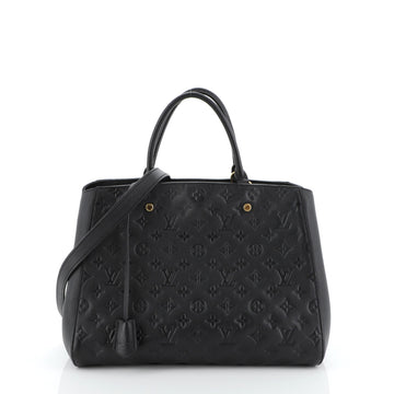 Louis Vuitton Montaigne Handbag Monogram Empreinte Leather GM