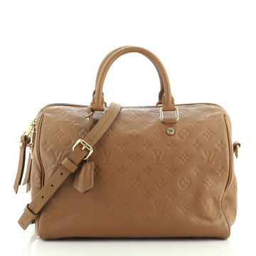 Speedy Bandouliere Bag Monogram Empreinte Leather 30