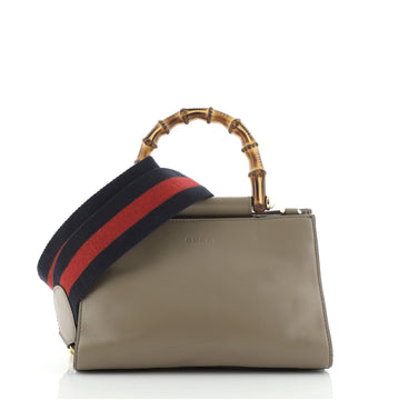 Gucci Nymphaea Top Handle Bag Leather Mini
