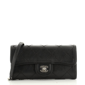 Chanel Citizen Chain Clutch Quilted Calfskin Small