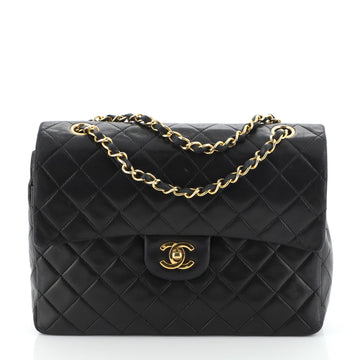 Vintage Square CC Flap Bag Quilted Lambskin Medium