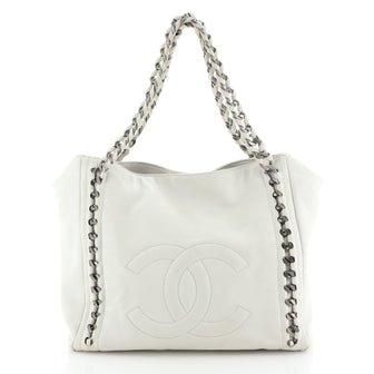 Luxe Ligne Zipped Tote Leather East West
