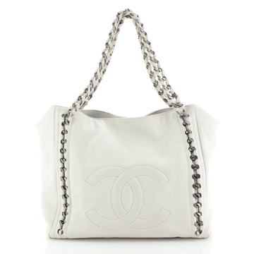 Luxe Ligne Zipped Tote Leather East West