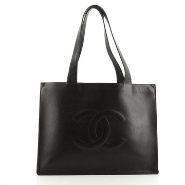 Vintage Timeless Shopping Tote Caviar