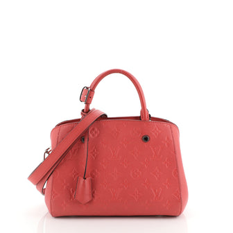 Montaigne Handbag Monogram Empreinte Leather BB
