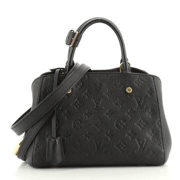 Louis Vuitton Montaigne Handbag Monogram Empreinte Leather BB