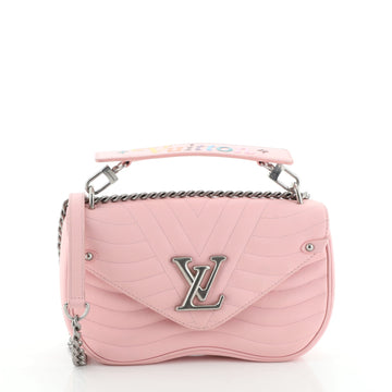 New Wave Chain Bag Quilted Leather MM