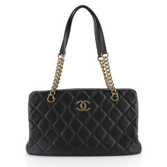 CC Crown Tote Quilted Leather Medium