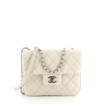 Urban Companion Flap Bag Quilted Caviar Small
