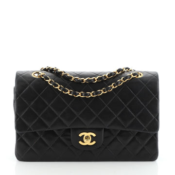 Vintage Classic Double Flap Bag Quilted Lambskin Medium