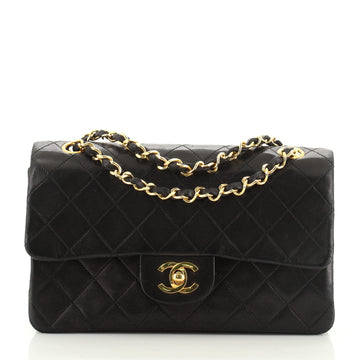 Vintage Classic Double Flap Bag Quilted Lambskin Small