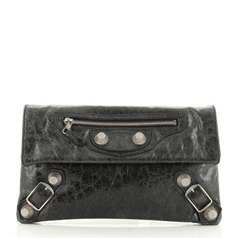 Envelope Clutch Giant Studs Leather