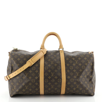 Keepall Bandouliere Bag Monogram Canvas 55