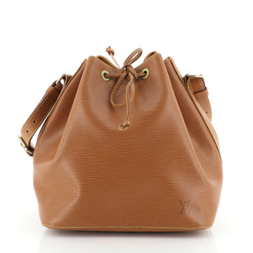 Louis Vuitton Petit Noe Handbag Epi Leather 