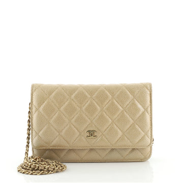 Chanel Wallet on Chain Quilted Caviar