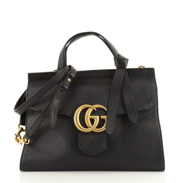 Gucci GG Marmont Top Handle Bag Leather Small