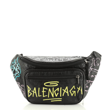 Graffiti Explorer Belt Bag Leather Medium