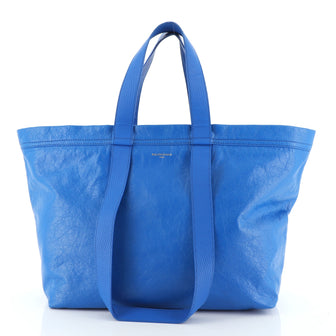 Carry Shopper Tote Leather Large
