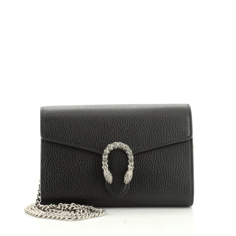 Dionysus Chain Wallet Leather with Embellished Detail Small