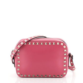 Rockstud Camera Crossbody Bag Leather