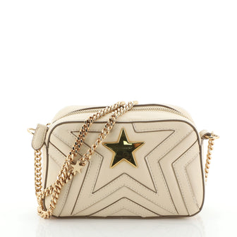 Stella Star Crossbody Bag Quilted Faux Leather Small