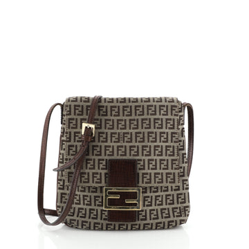 Vintage Flap Crossbody Bag Zucchino Canvas Small