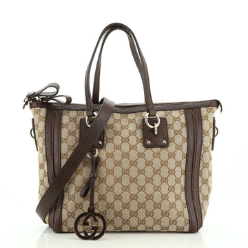 GG Charm Convertible Tote GG Canvas Medium