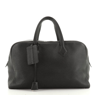 Hermes Victoria II Travel Handbag Clemence 43
