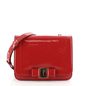 Vara Rainbow Crossbody Bag Patent Small