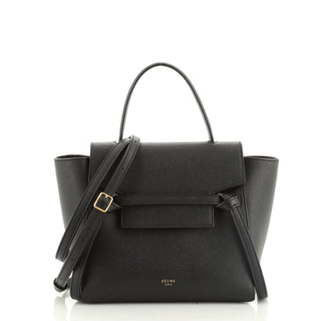 Belt Bag Textured Leather Nano