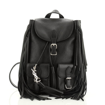 Festival Backpack Fringe Leather Small