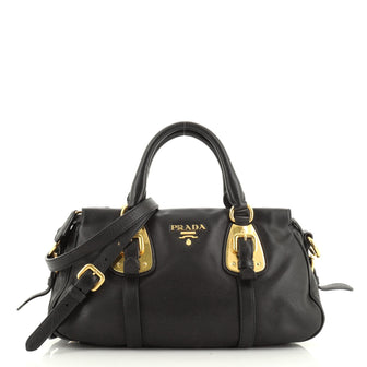 Convertible Belted Satchel Soft Calfskin Medium