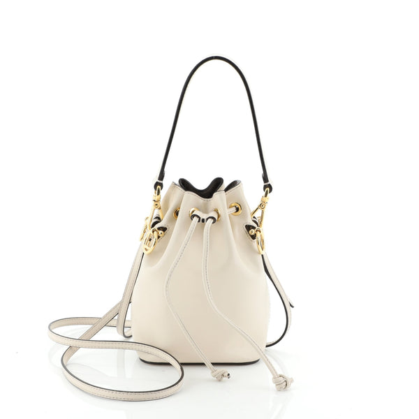 Handbags Fendi Fendi Mini Mon Trésor Sherling Bucket Bag Size Unique Inter