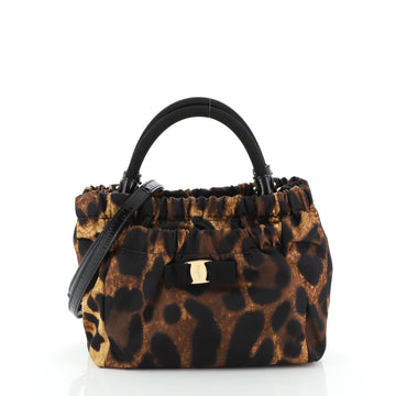 Vara Bow Convertible Satchel Printed Nylon