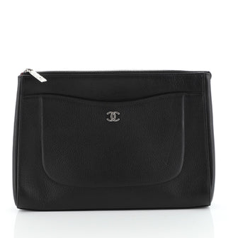 Chanel Neo Executive Clutch Grained Calfskin Medium