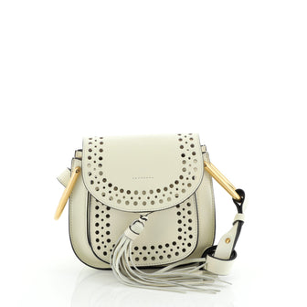 Hudson Handbag Perforated Leather Mini