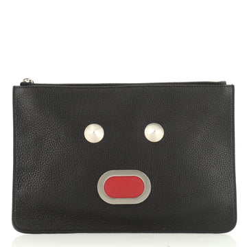 Faces Pouch Leather Medium