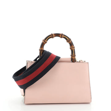 Gucci Nymphaea Top Handle Bag Leather Mini