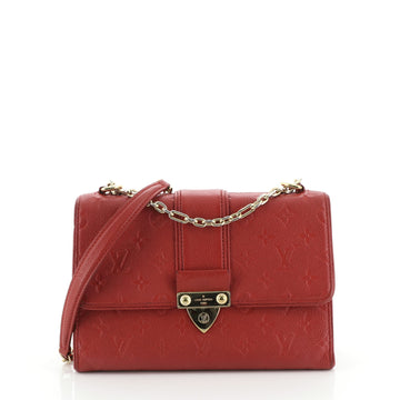 Louis Vuitton Saint Sulpice Handbag Monogram Empreinte Leather PM