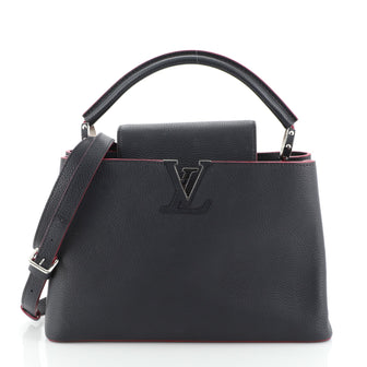 Louis Vuitton Capucines Handbag Leather PM