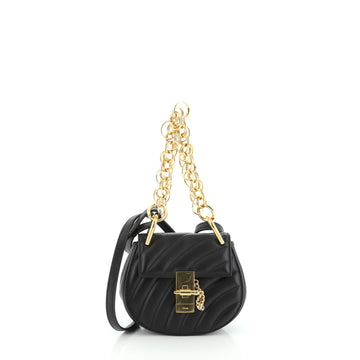 Chloe Drew Bijou Crossbody Bag Quilted Leather Mini