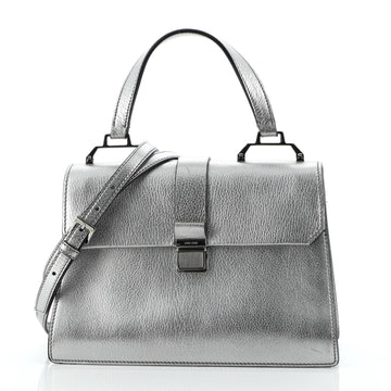 Miu Miu Madras Convertible Compartment Top Handle Bag Leather Medium