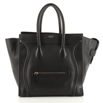 Celine Luggage Bag Grainy Leather Mini