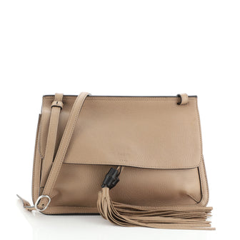 Bamboo Daily Flap Bag Leather